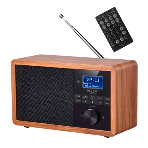 Radio FM em Madeira com DAB e Bluetooth