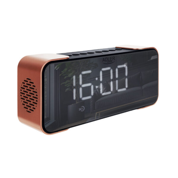 Rádio Despertador com Bluetooth - Cobre - Image 2