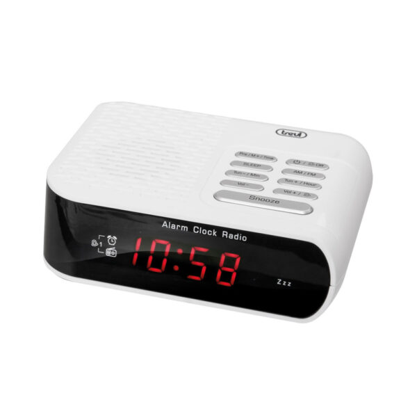 Rádio Despertador FM RC 827 - Branco