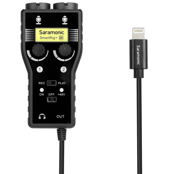 Interface Adaptador Microfone 2 Canais - Lightning